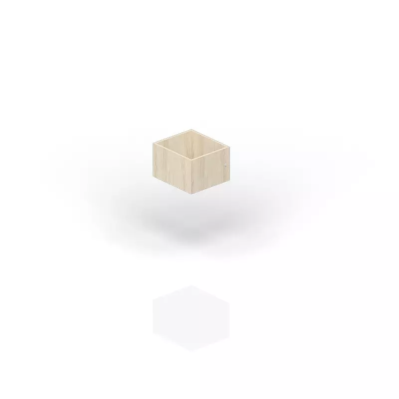 Ящик вкладной (малый) с замком для стеллажа 38.5х43.2х24.6см