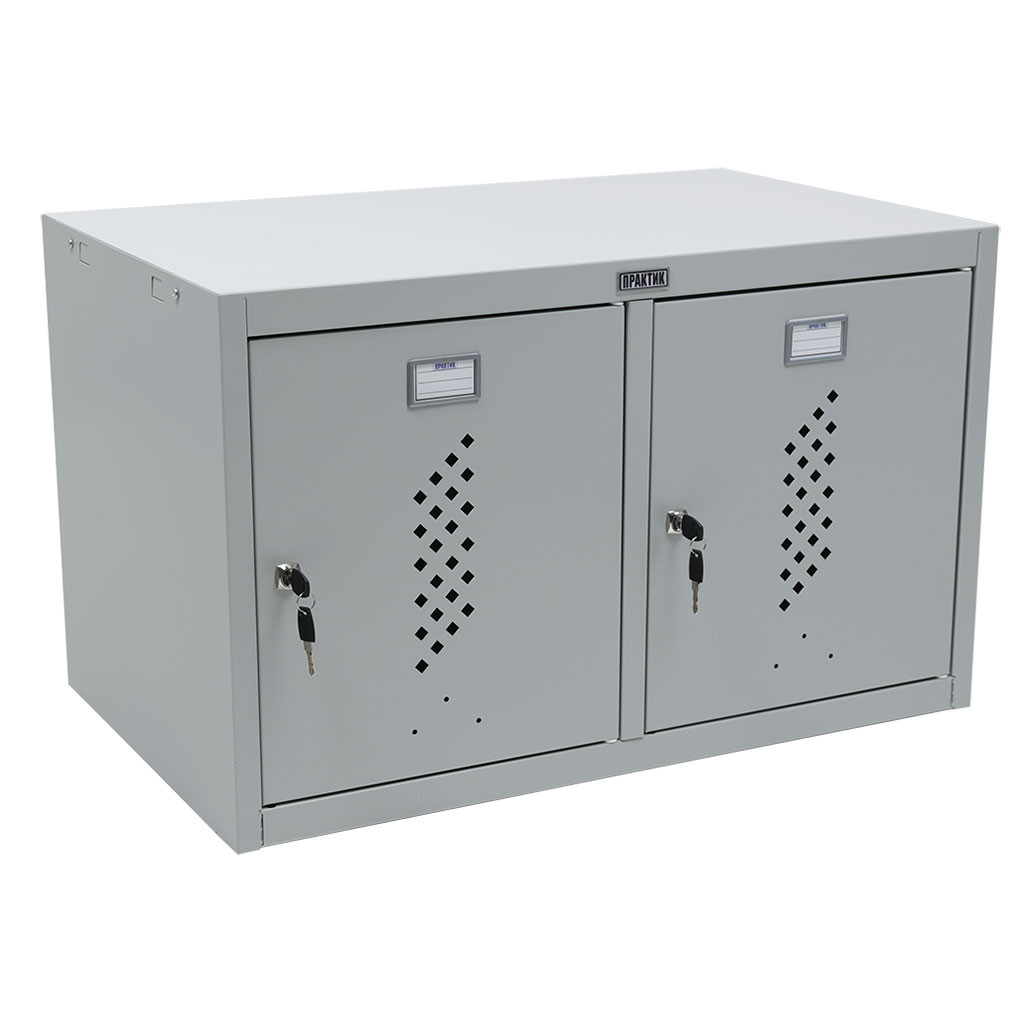 Шкаф для одежды металлический практик стандарт ls 21 2 отделения