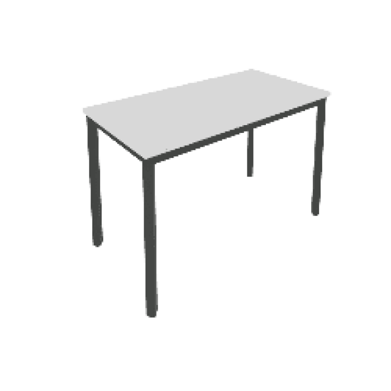 Slim Стол письменный на металлокаркасе С.СП-4.1 Серый/Антрацит металл 1180*600*750