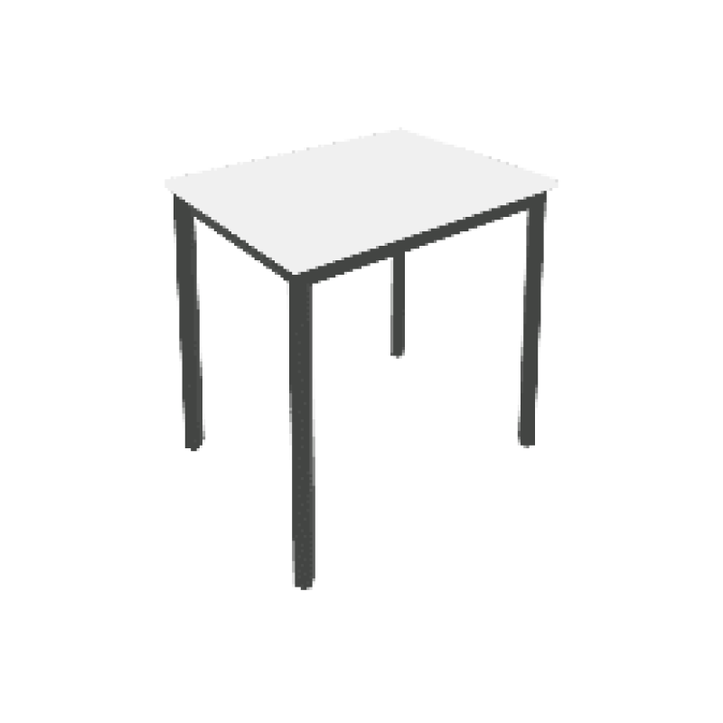 Slim Стол письменный на металлокаркасе С.СП-2.1 Белый/Антрацит металл 780*600*750