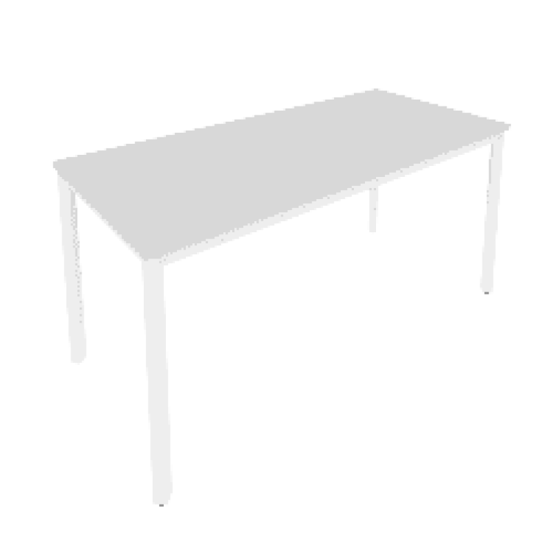Slim Стол письменный на металлокаркасе С.СП-6 Серый/Белый металл 1580*720*750