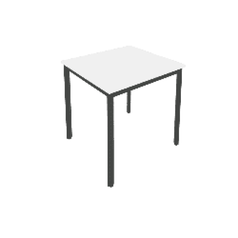 Slim Стол письменный на металлокаркасе С.СП-2 Белый/Антрацит металл 780*720*750