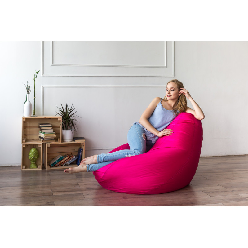 Кресло Мешок Груша Розовое (Оксфорд) (XL, Классический)