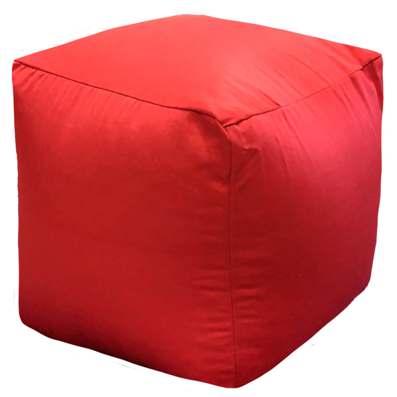 Пуфик Куб Красный Фьюжн (Классический+PushUp)