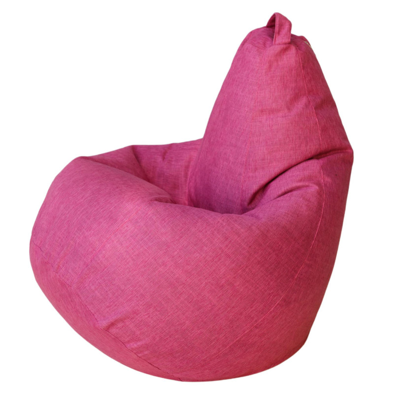 Кресло Мешок Груша Розовая Рогожка (2XL, Классический)