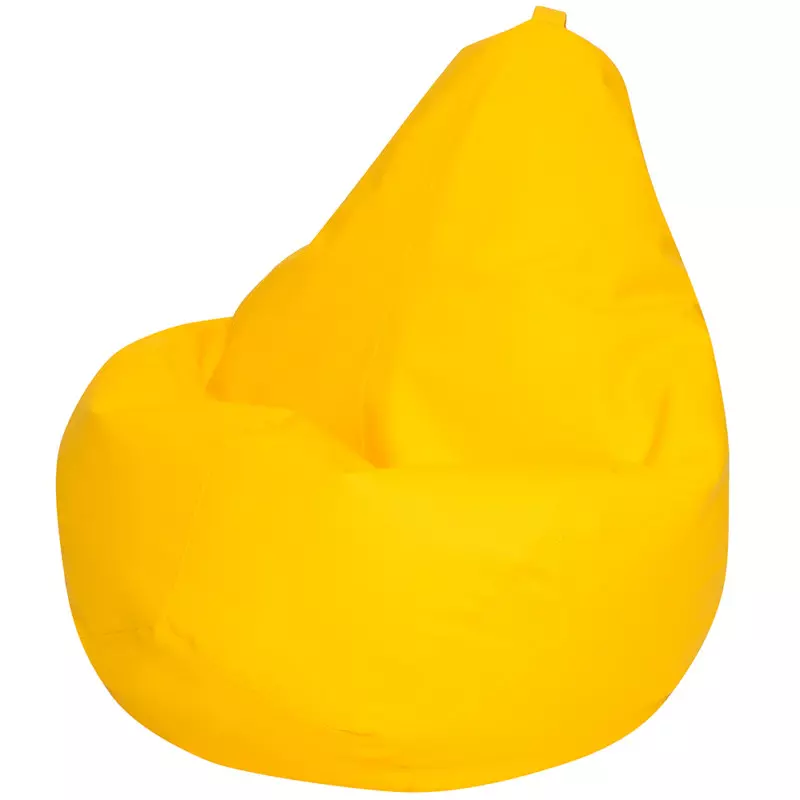 Кресло Мешок Груша Желтая ЭкоКожа (2XL, Классический)