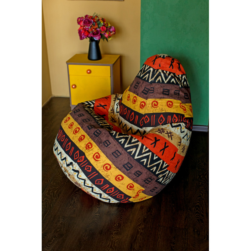 Кресло Мешок Груша Африка (XL, Классический)