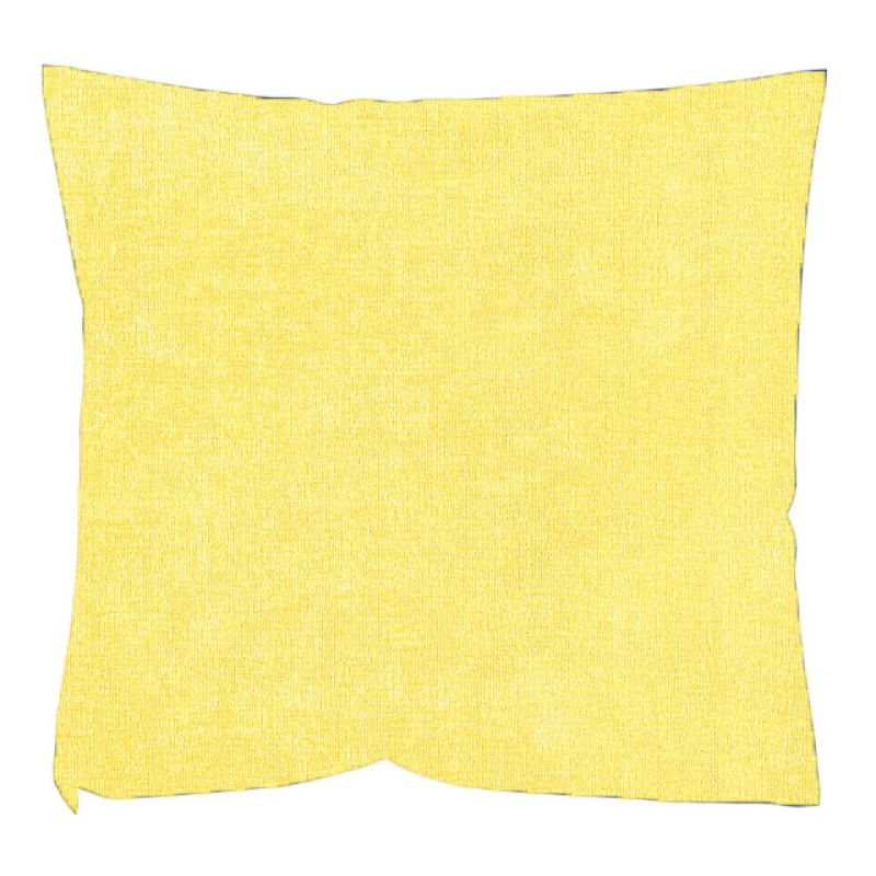 Декоративная Подушка Желтый Микровельвет