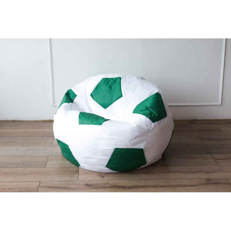 Кресло Мяч Бело-Зеленый Оксфорд (Классический)