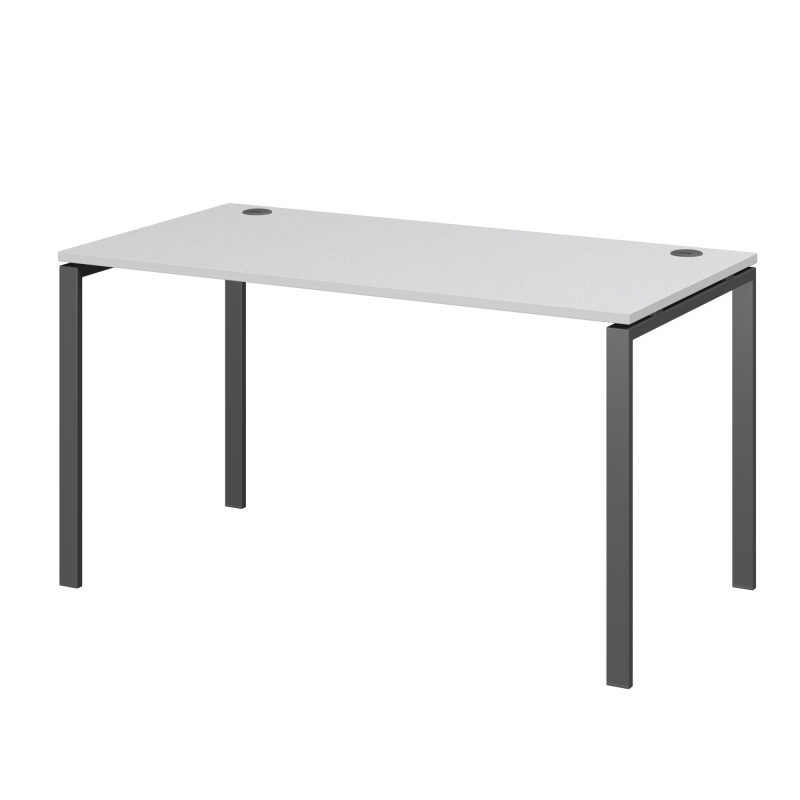 Стол на металлокаркасе АМ-003 серый/антрацит