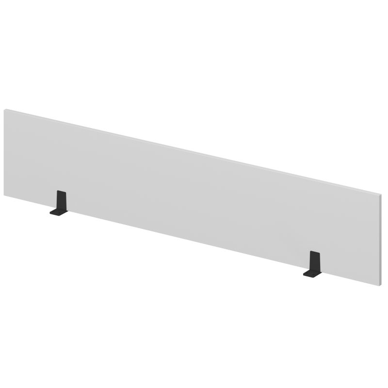 Экран для одиночного стола СМЭ18-18 белый/антрацит