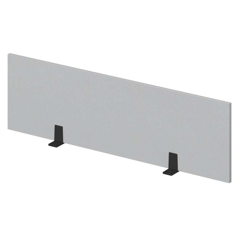 Экран для одиночного стола СМЭ18-12 серый/антрацит
