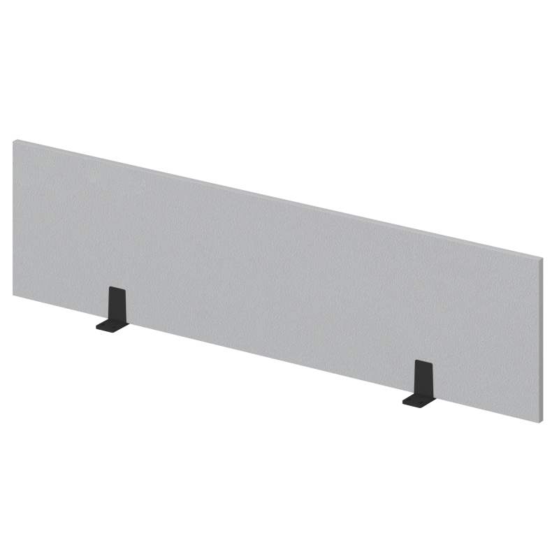 Экран для одиночного стола СМЭ18-14 серый/антрацит