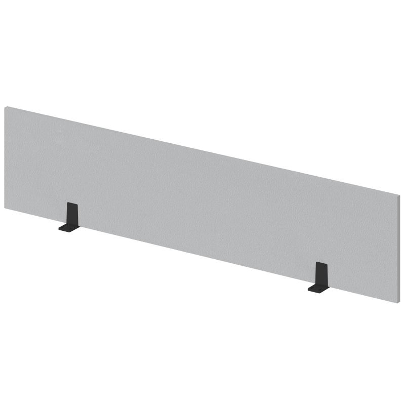 Экран для одиночного стола СМЭ18-16 серый/антрацит
