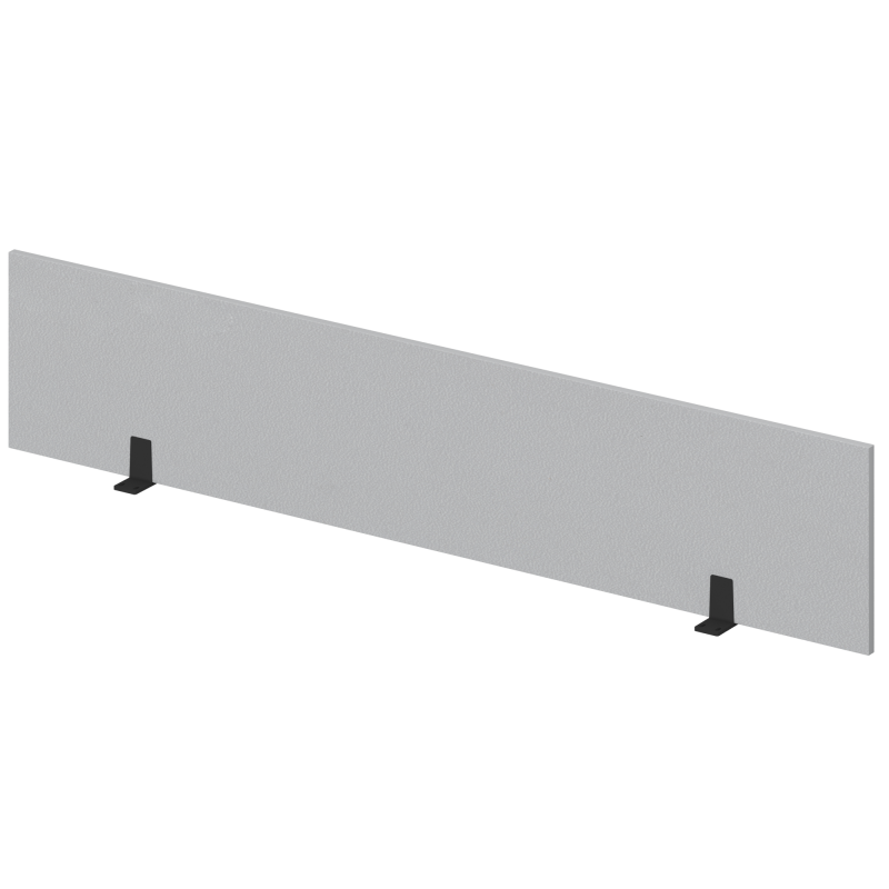 Экран для одиночного стола СМЭ18-18 серый/антрацит