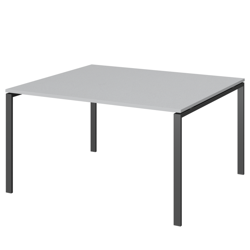 Стол переговорный на металлокаркасе АМП-002.123 серый/антрацит